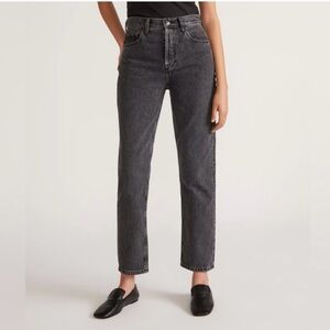 EVERLANE High Rise Slim Straight Ankle Jeans Denim Size 25 XS LIKE NEE